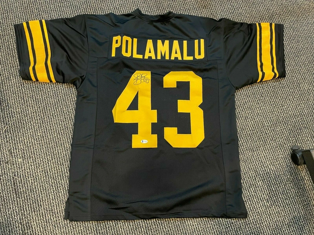 Troy polamalu cheap signed jersey