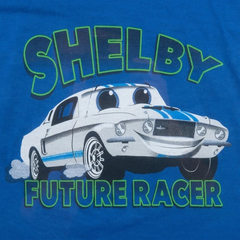 Camiseta Shelby Future Racer GT350 azul para niños pequeños - ¡Envío a todo el mundo y GRATIS a EE. UU.!! Foto 2 de 3