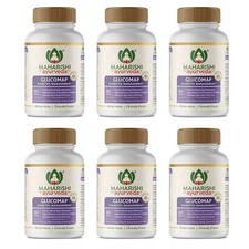 6 x Maharishi Ayurveda Glucomap - 60 PILLS x 5  300 PILLS