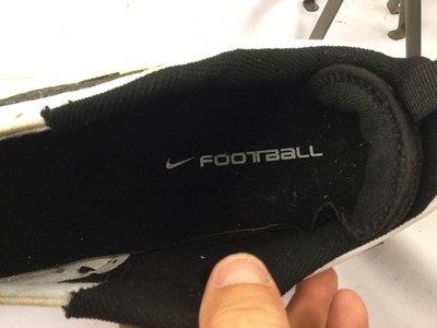 white nike football cleats size 13