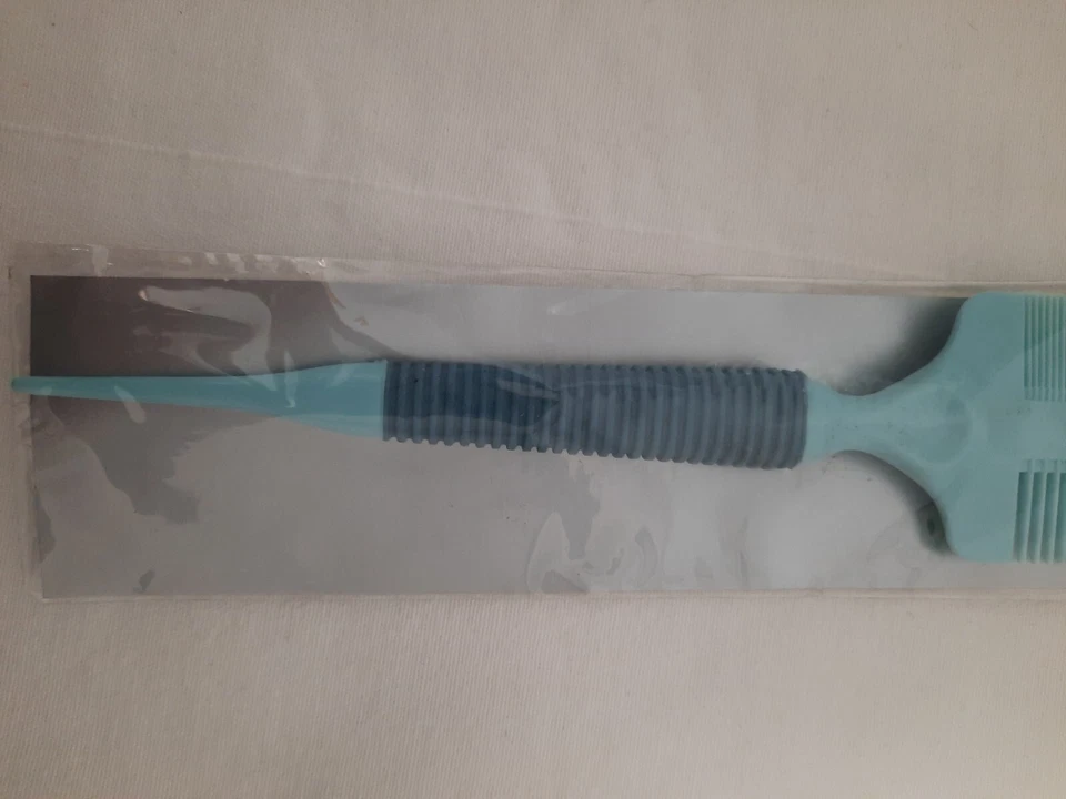 Combo peine vintage azul Spornette Countess nuevo en paquete ~ peine - sección - burla Foto 3 de 4