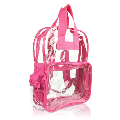 DALIX Clear Backpack School Pack See 