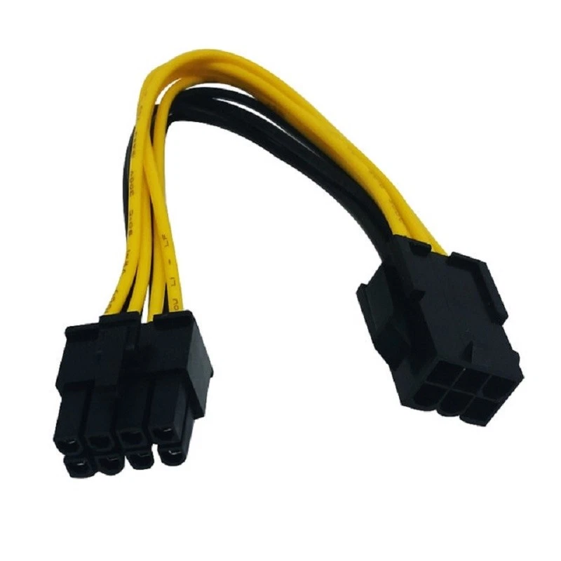 CAVO ALIMENTAZIONE SCHEDA VIDEO ADATTATORE PCI EXPRESS DA 6 PIN A 8 PIN