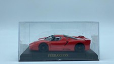 MODELLINO AUTO FERRARI FXX 2005 ROSSA E BIANCA- EDICOLA - SCALA 1:43 CON TECA