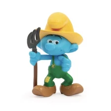 Giochi Preziosi Smurfs - Series 1 (2024) & 3 (2025): Farmer Smurf - 5,5 cm/ 2.2"