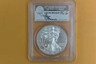 2012-(W) $1 Silver Eagle PCGS MS70 Mercanti Signed First Strike