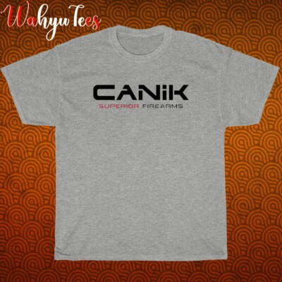 #ad New CANIK Superior Firearms Logo Black Grey Navy White Size S 5XL Unisex T Shirt $17.57