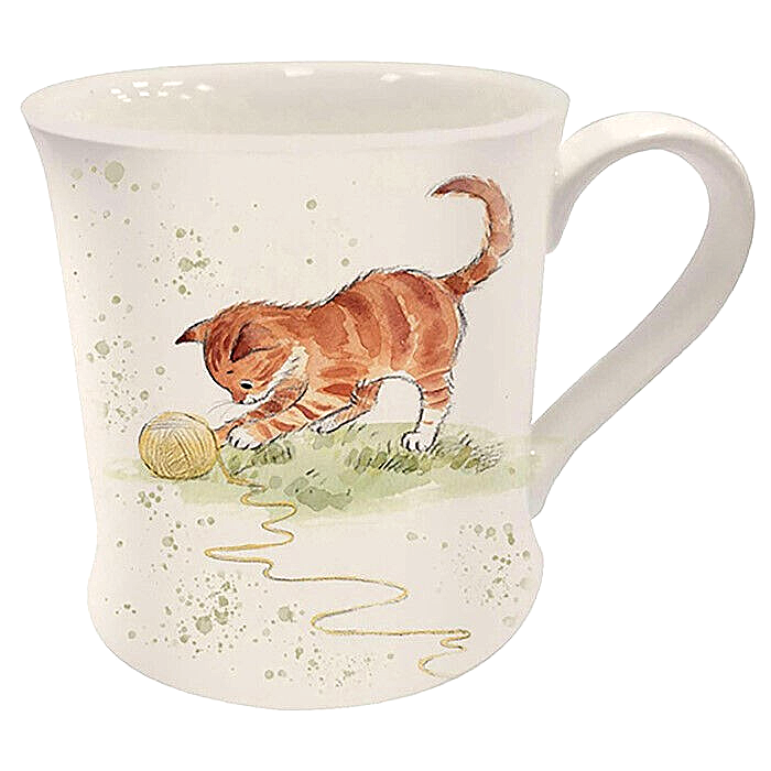 Ginger Cat Fine China Mug - Paper Shed Designs