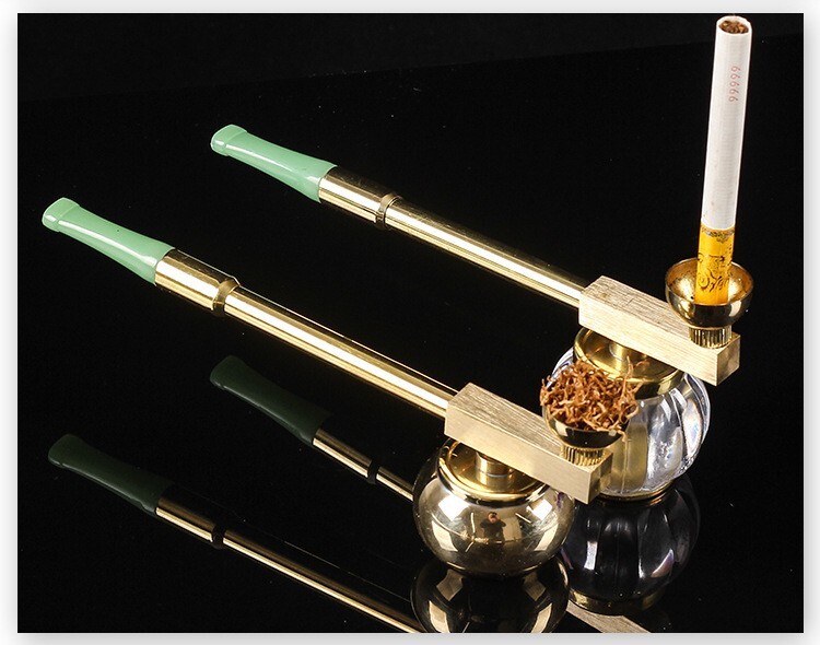 2Pcs Creative Smoking Pipe detachable dual Hookah mouthpieces Washable