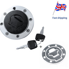 Fuel Tank Gas Cap+Sticker Cover Lock Fit for TL1000S/R GS500 RGV250 GSF1200