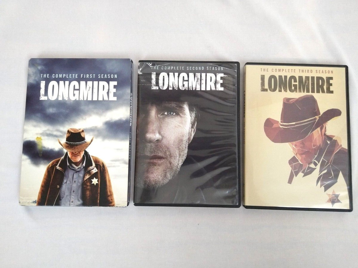 LONGMIRE DVDs Complete First, Second, Third Seasons 1, 2, 3