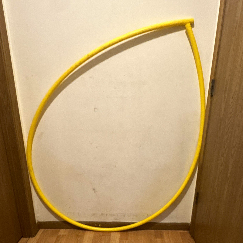 Driscoplex 6504 Yellow PE Gas Pipe Bulk Tubing 1" ID 1-1/4" OD 10 ft 125 psi
