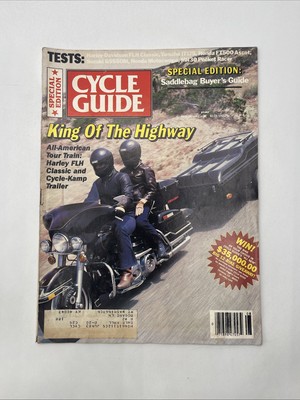 Cycle Guide Magazine August 1982 / Harley Davidson Electra Glide Classic