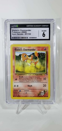 Blaine's Charmander (Unlimited) graded CGC 6 for sale on eBay
