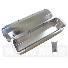 BB Ford 429-460 Fabricated Aluminum Valve Cover Tall Big Block Ford BBF Polished