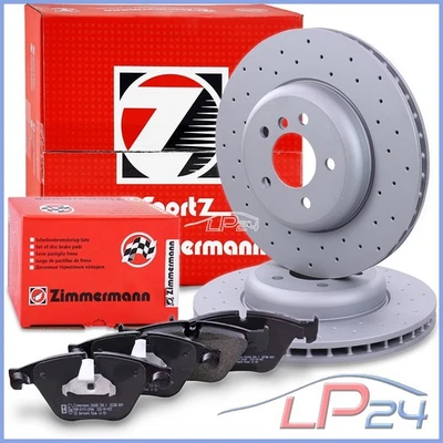 ZIMMERMANN SPORT DISQUES COAT Z+PLAQUETTES DE FREIN AVANT POUR BMW SERIE 5 F10 - Photo 1/4