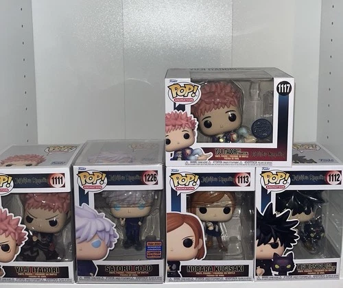 Funko Pop! Animation Jujutsu Kaisen WonderCon Exclusive Figures Yuji Satoru