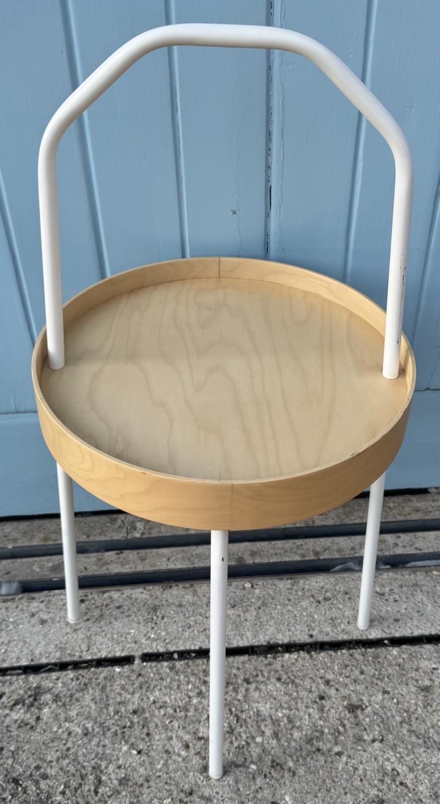 IKEA Burvik White Side Table 38cm