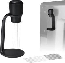 Upgrade Aluminum WDT Tool with Magnetic, Espresso Distribution Tool Espresso Acc