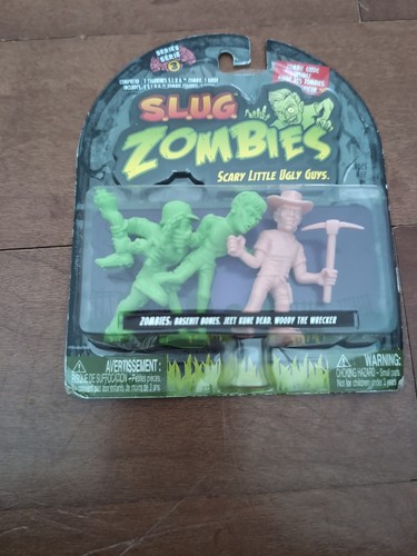 Jakks SLUG Zombies Series 3 Basehit Bones, Jeet Kune Dead, Woody The Wrecker - Picture 2 of 4