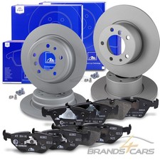 ATE BREMSSCHEIBEN Ø302/300 +BREMSBELÄGE VORNE+HINTEN FÜR BMW 5-ER E34