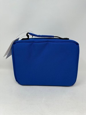 Nike Swoosh Logo Graphic Insulated Hard Shell Lunch Box Bag - Blue