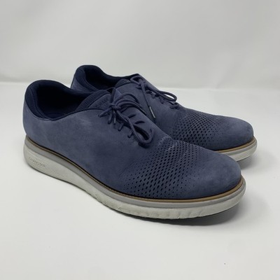 Cole Haan Zerogrand Shoes Mens Size 11.5 Blue Grand 360 Oxford Sneakers Casual