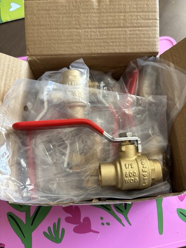 1/2โ Sweat ball Valve Qty 10 brand new
