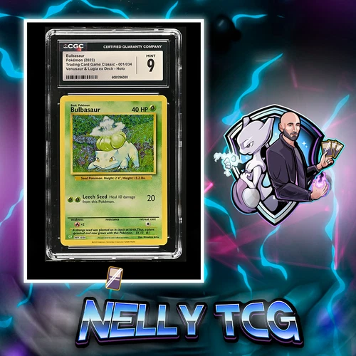 2023 Pokemon Trading Card Game Classic - Bulbasaur #001/034 CGC 9 Mint