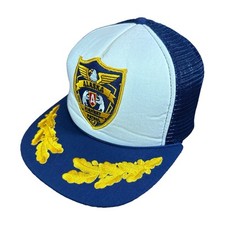 Vintage Alaska Highway Patrol Police Hat Cap Trucker Foam Strap Back Adjustable