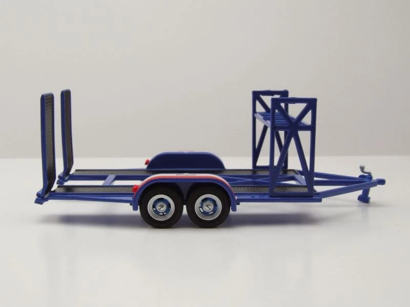 Trailer Rimorchio MOPAR Blu Per Modelli 1:43 GMP - Immagine 4 di 4