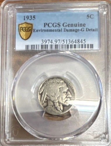 1935 Buffalo Nickel — photo from the most recent tracked eBay sale