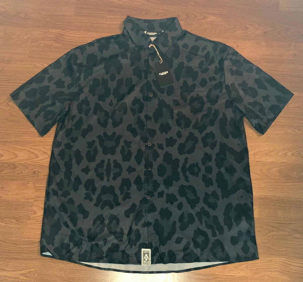 Leopard Short Sleeve Casual Button-Down Shirts for Men for sale | eBay