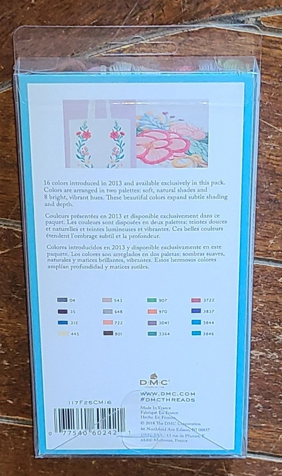DMC 16pc EXCLUSIVE COLORS Embroidery Floss Collector's Edition (8.7yd Per Skein) - Image 2 of 2