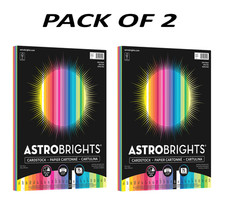 Astrobrights Colored Cardstock, 8.5 x 11 , 65 lb / 176 gsm, "Spectrum" 25-Co...