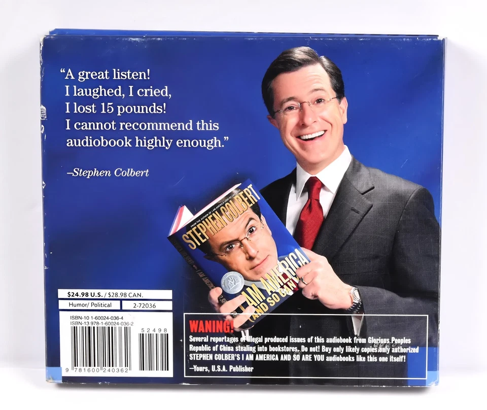 Set of 4 Audio Books, Stephen Colbert, Private Games, TOYS, Origin - BookSet03 Foto 3 de 4