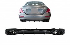 Diffusor Auspuff Tipps f�r Mercedes E W213 16-19 E53 Design Night Package