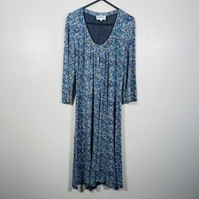Brora Midi Dress Floral Women’s Size 10 Liberty Print Stretch Flowy