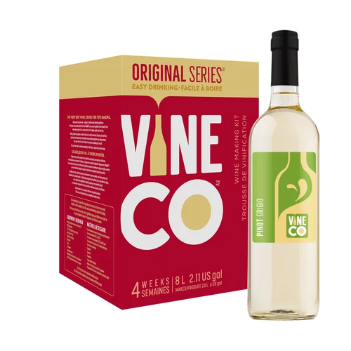 VineCo Original Series Italian Pinot Grigio Wine Making Ingredient Kit - Picture 7 of 7