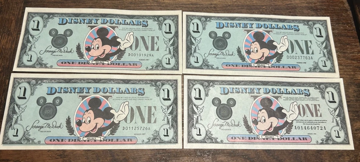 Disney Dollars 1987 for sale | eBay