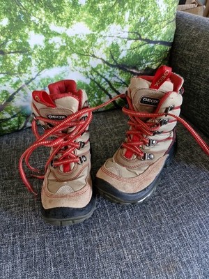 Geox Kinderstiefel Gr.27 Beige/rot