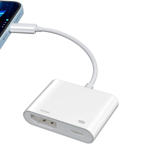 for iOS to Projector/Monitor, 8 pin to HDMI Adapter, 1080P (HD) Videos Supported - Picture 1 of 8