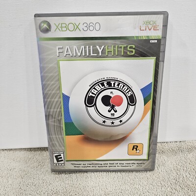 Table Tennis Family Hits (Microsoft Xbox 360)
