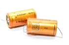 2x ROE Series EG Elko Capacitor, 2200uF / 40V, Audio Gold Capacitor, NOS