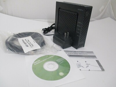 Motorola SURFboard SB6120 (545100-009-00) DOCSIS 3.0 Cable Modem Cat5e CD Power