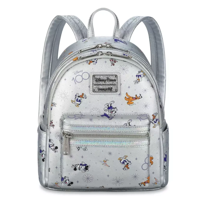 Loungefly Disney 100th Anniversary Mickey & Friends Mini Backpack New