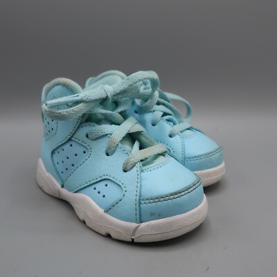 Nike Air Jordan VI 6 Retro Pantone Baby Blue 645127-407 Toddler 5C