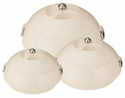 White 800ml Insulated Table Serving Bowls Details about   3 PCs Casserole Set 1200ml,1500ml