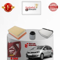 Kit Wartung 3 Filter Und ÖL VW Sharan II 1.4 TSI 110KW 150CV Ab 2010