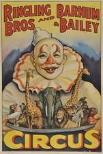 Circus, Clown, Carnivals, Posters, vintage ph...